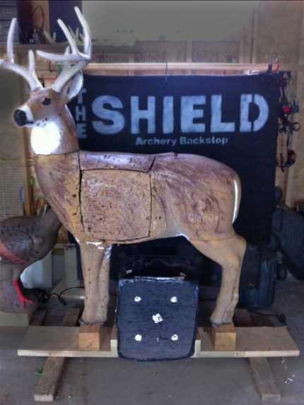 The Shield as a 3D Archery Backstop