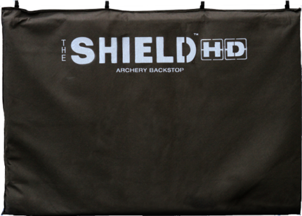 THE SHIELD HD Archery Backstop comes in 4'X6" only